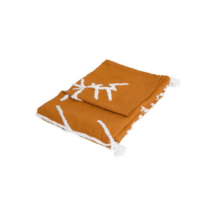 home-textiles/blankets-throws/atmosphera-throw-tuft-sol-ocher-130cm-x-180cm
