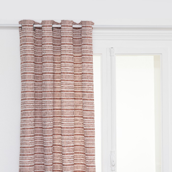 home-textiles/curtains-blinds/atmosphera-curtain-jacqurd-micah-terracotta-130cm-x-260cm