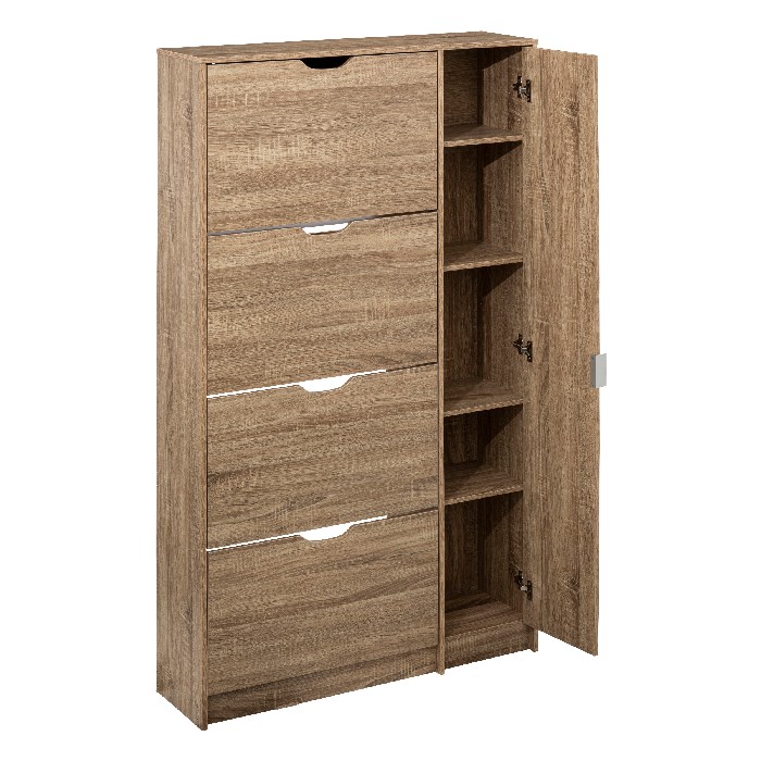 household-goods/shoe-racks-cabinets/5five-shoe-rack-for-21-pairs-with-4-drawers-and-mirror