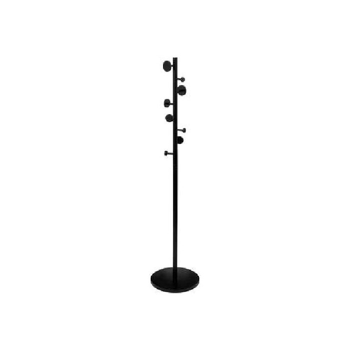 household-goods/coat-umbrella-racks/5five-metal-black-round-coat-rack-8hooks