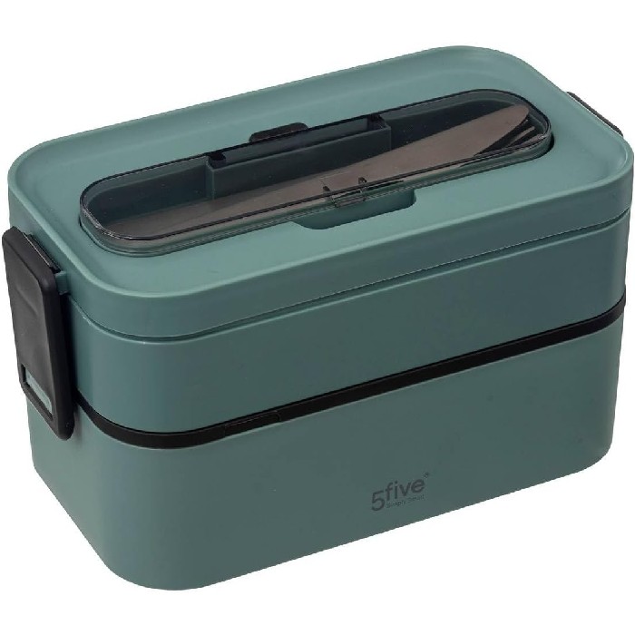 kitchenware/food-storage/5five-lunch-box-green-plastic-3-assorted-colours