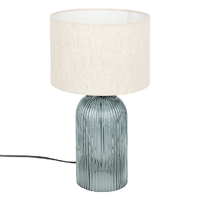 lighting/table-lamps/atmosphera-mati-blue-cylinder-glass-lamp-height-42cm