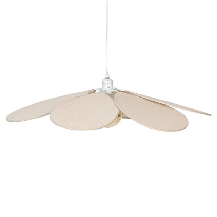 lighting/chandelier-pendant-lighting/atmosphera-naya-bige-petal-linen-pendant-d72cm