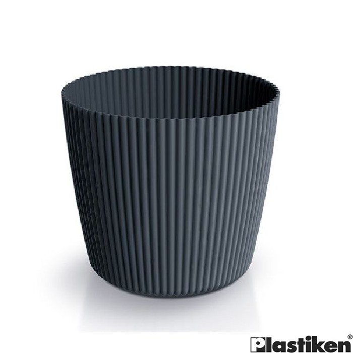 gardening/pots-planters-troughs/plastiken-athens-plant-pot-graphite-13cm