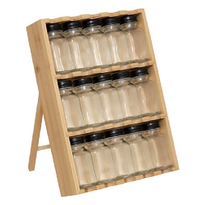 kitchenware/miscellaneous-kitchenware/5five-bamboo-spice-rack-tiroir-set-of-15