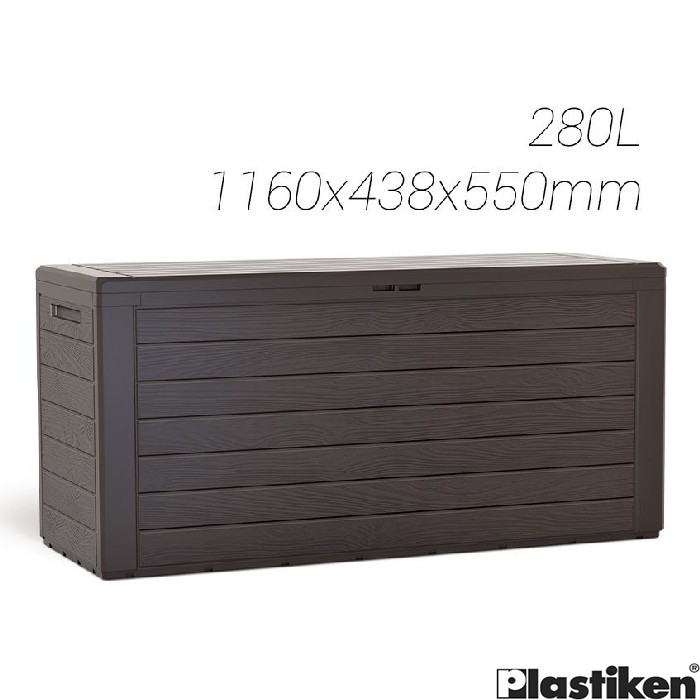 outdoor/storage/plastiken-wood-chest-280l-chocolate