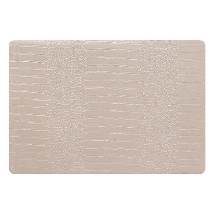 tableware/placemats-coasters-trivets/atmosphera-placemat-croco-beige-49cm-x-33cm