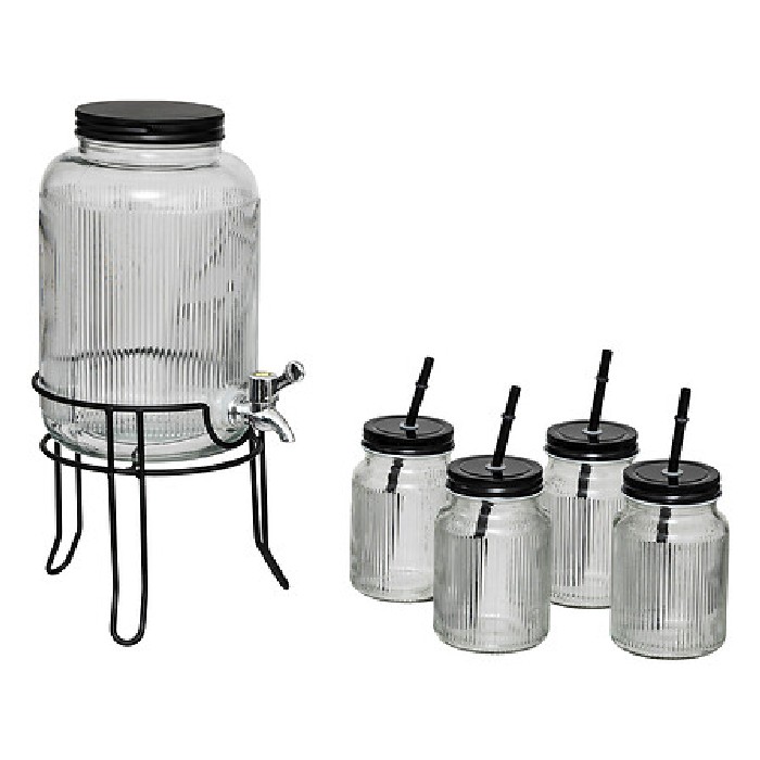 tableware/carafes-jugs-bottles/sg-secret-de-gourmet-dispenser-4l-with-4-mugs-45cl