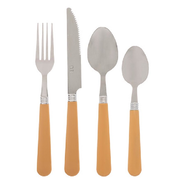 tableware/cutlery/sg-secret-de-gourmet-cutlery-set-colorama-yellow-set-of-24pcs