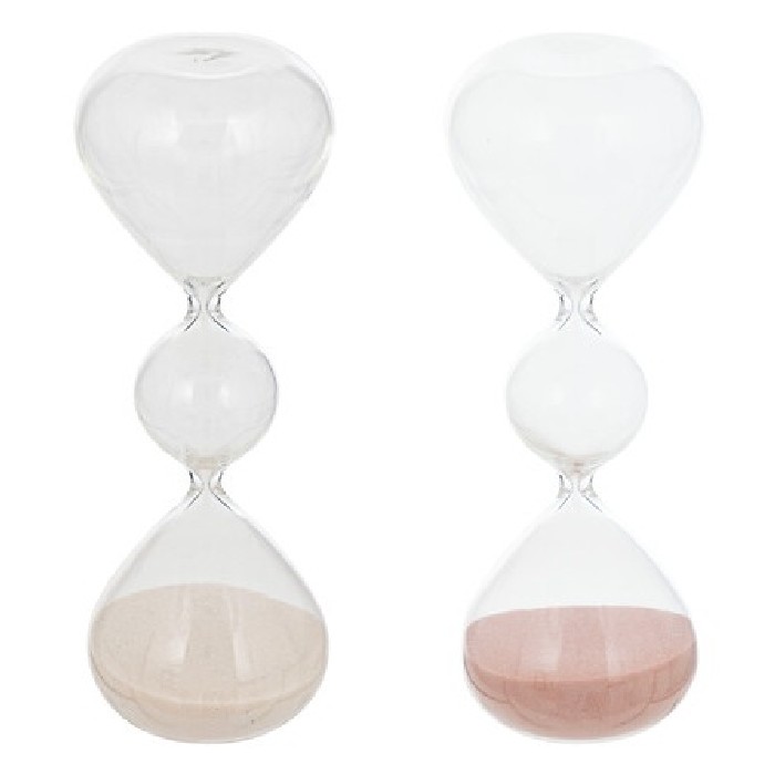 home-decor/decorative-ornaments/atmosphera-glass-sand-timer-h19cm-2-assorted