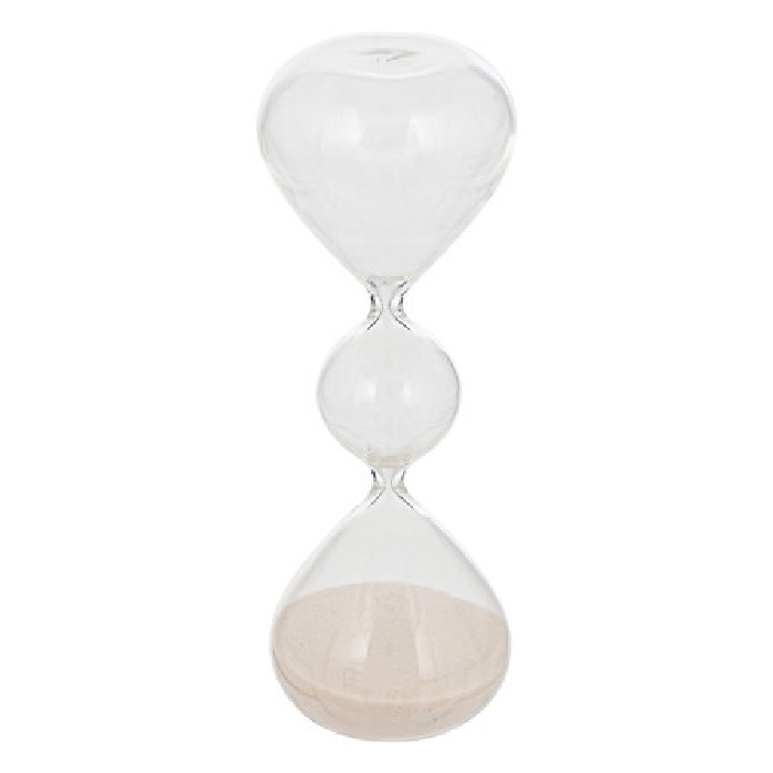 home-decor/decorative-ornaments/atmosphera-glass-sand-timer-h19cm-2-assorted