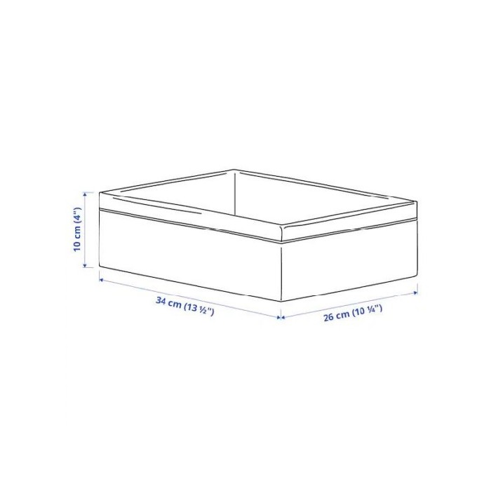 home-decor/deco/ikea-baxna-sorting-box-gray-white-26x34x10-cm
