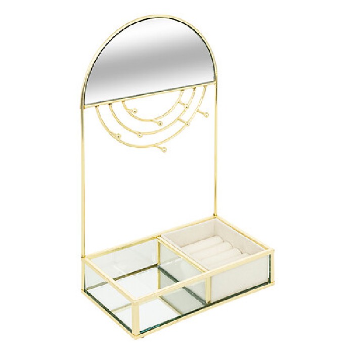 home-decor/jewellery-boxes/atmosphera-isra-metal-gold-jewelry-holder