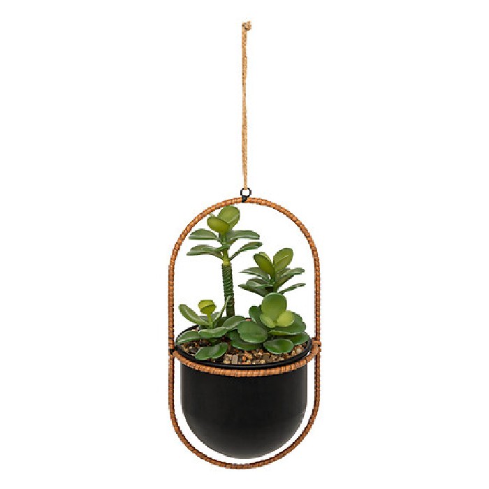 home-decor/artificial-plants-flowers/atmosphera-tyla-metal-hanging-plant-holder-height-31cm