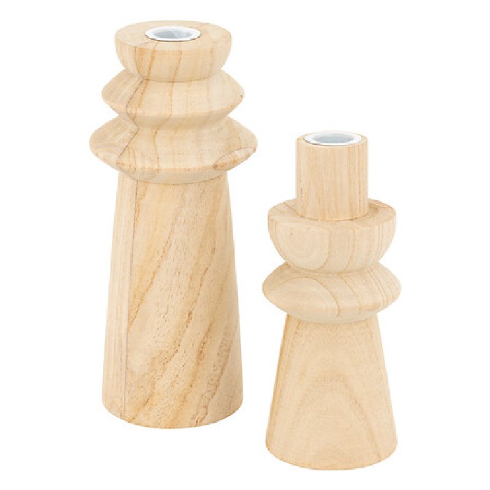 home-decor/candle-holders-lanterns/atmosphera-set-of-2-wooden-candle-holders-uma-h235cm