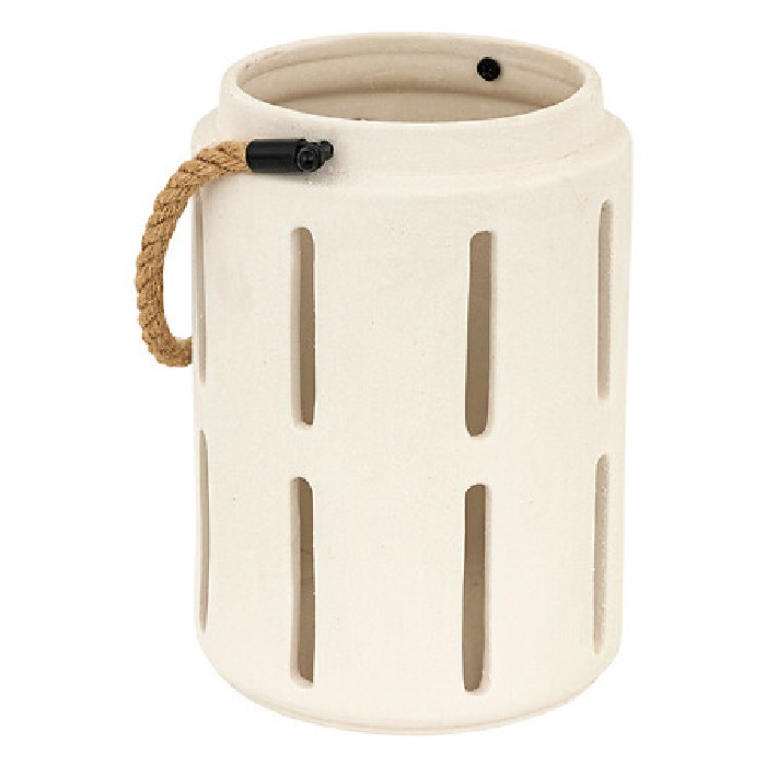 home-decor/candle-holders-lanterns/atmosphera-nuna-white-ceramic-lantern-height-22cm
