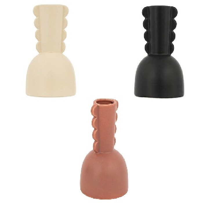 home-decor/vases/atmosphera-hind-ceramic-single-flower-vases-h15cm-3-assorted