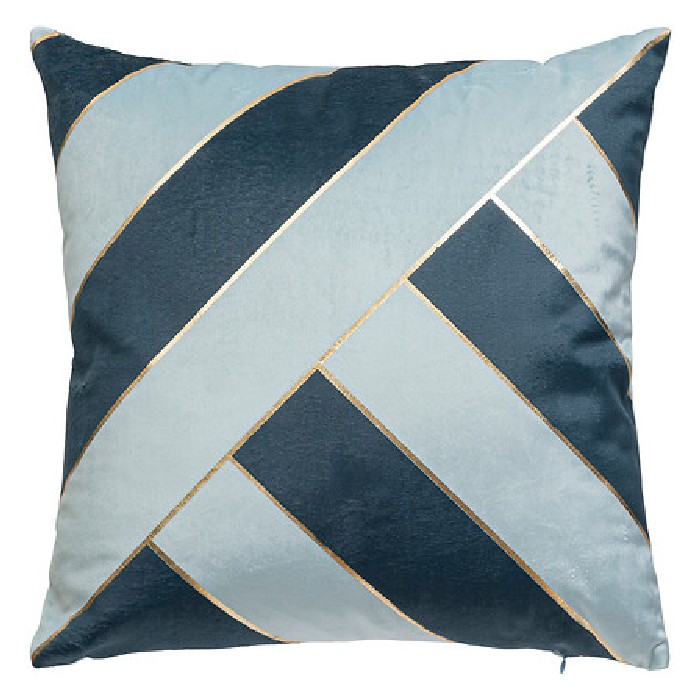 home-textiles/cushions-cushion-covers/atmosphera-cushion-velvet-strip-nelya-bl-40cm-x-40cm