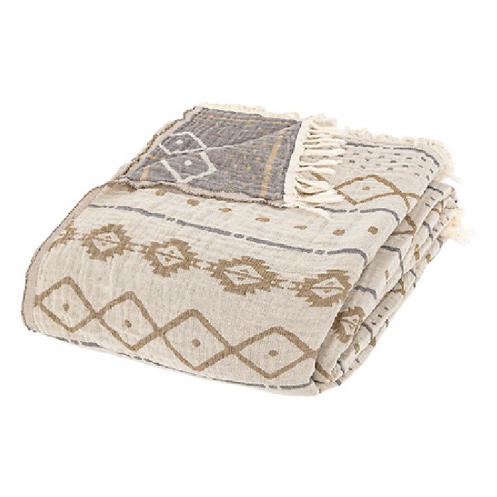home-textiles/bedspreads-duvets-quilts/atmosphera-bedspread-cotton-muslin-inu-240cm-x-260cm
