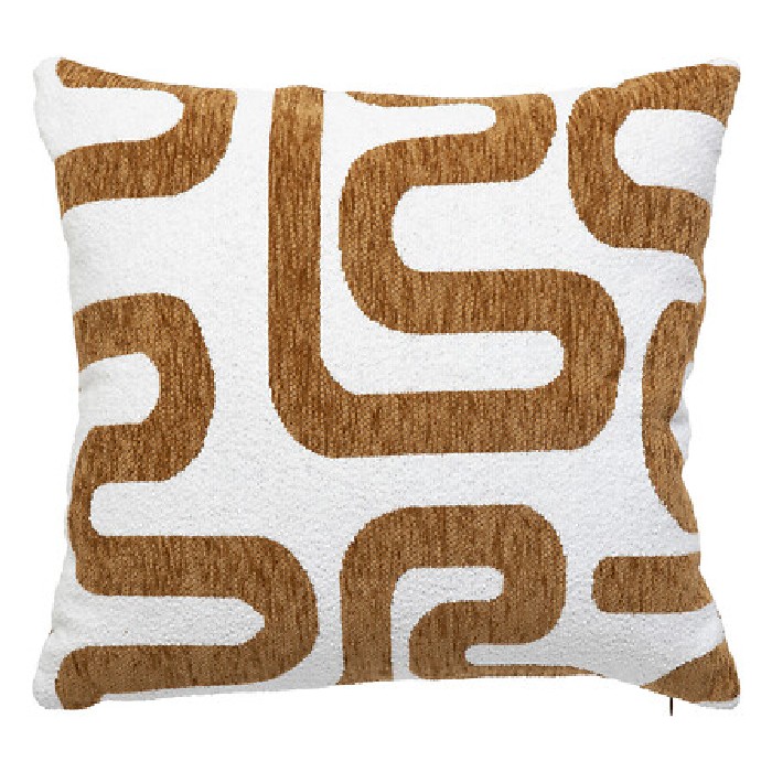 home-textiles/cushions-cushion-covers/atmosphera-cushion-jacquard-chenille-safina-camel-40cm-x-40cm