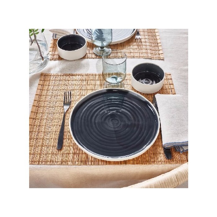 tableware/plates-bowls/ikea-ombonad-flat-dark-gray-26cm-set-of-2