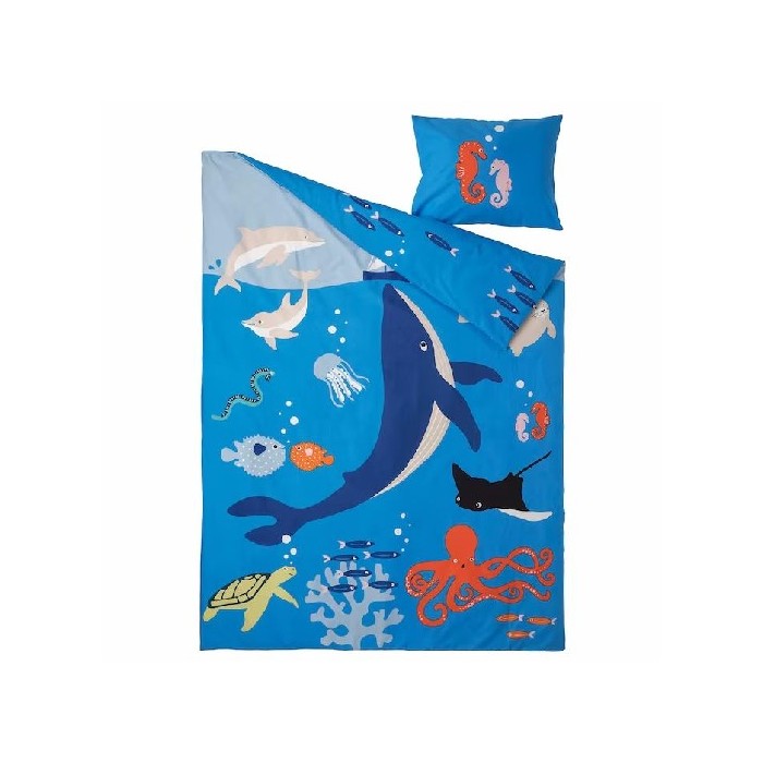 kids-and-stationery/kids-accessories-deco/promo-ikea-blavingad-bedding-set-2-pieces-sea-animal-patterncolourful-140x20080x80cm