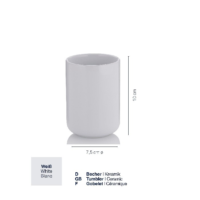 bathrooms/sink-accessories/kela-tumbler-isabella-white