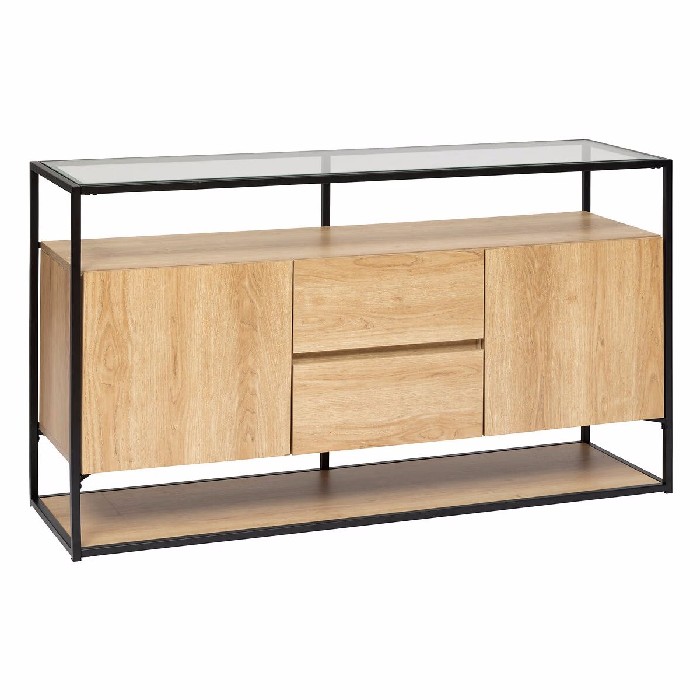 living/sideboards/atmosphera-2-door-buffet-aldea-metal-and-wood-beige