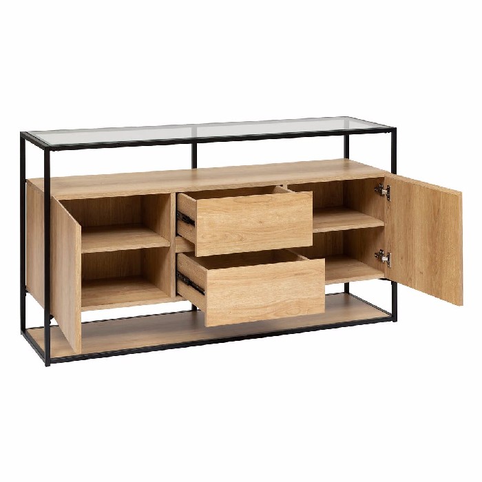 living/sideboards/atmosphera-2-door-buffet-aldea-metal-and-wood-beige