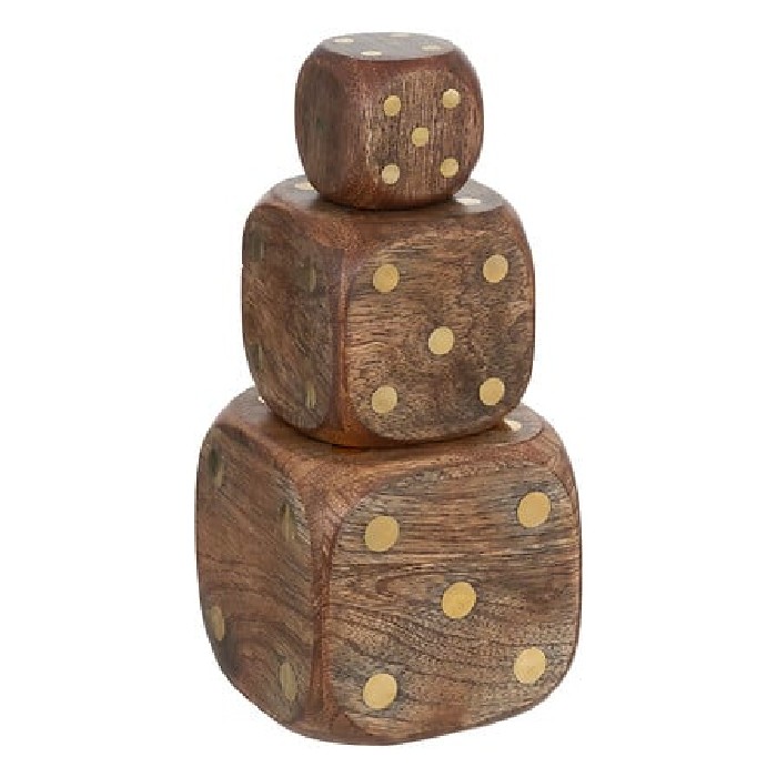 home-decor/decorative-ornaments/atmosphera-roger-wood-decorative-dice-set-of-3