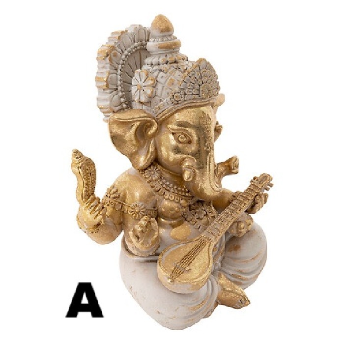 home-decor/decorative-ornaments/atmosphera-shanti-resin-ganesh-statue-h13cm-3-assorted