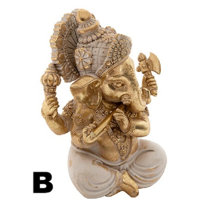 home-decor/decorative-ornaments/atmosphera-shanti-resin-ganesh-statue-h13cm-3-assorted