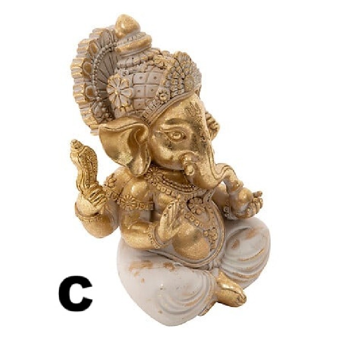 home-decor/decorative-ornaments/atmosphera-shanti-resin-ganesh-statue-h13cm-3-assorted