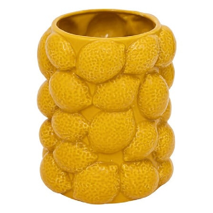 home-decor/vases/atmosphera-ceramic-lemon-vase-yuca-h18cm