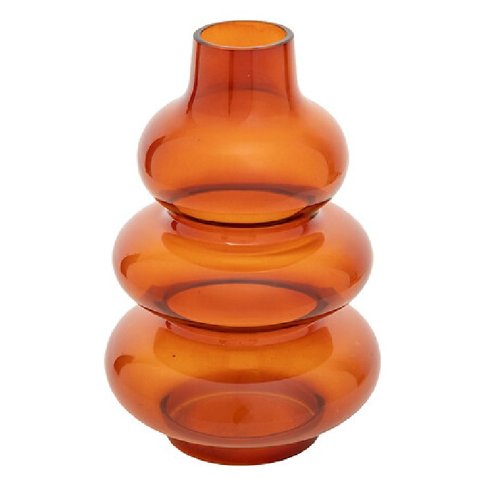 home-decor/vases/atmosphera-amber-glass-vase-clohilde-h20cm