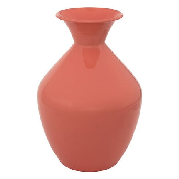 home-decor/vases/atmosphera-pink-enamel-metal-vase-kian-h37cm