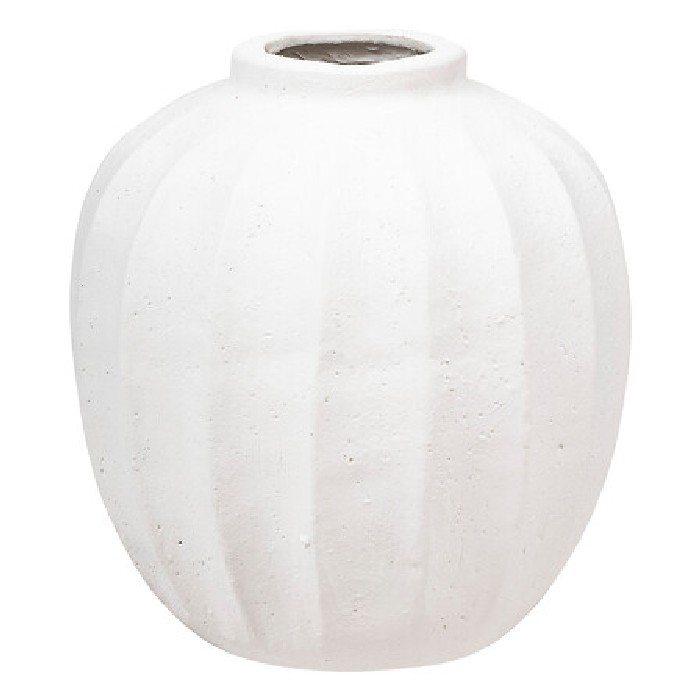 home-decor/vases/atmosphera-amia-white-ceramic-ball-vase-–-h28cm