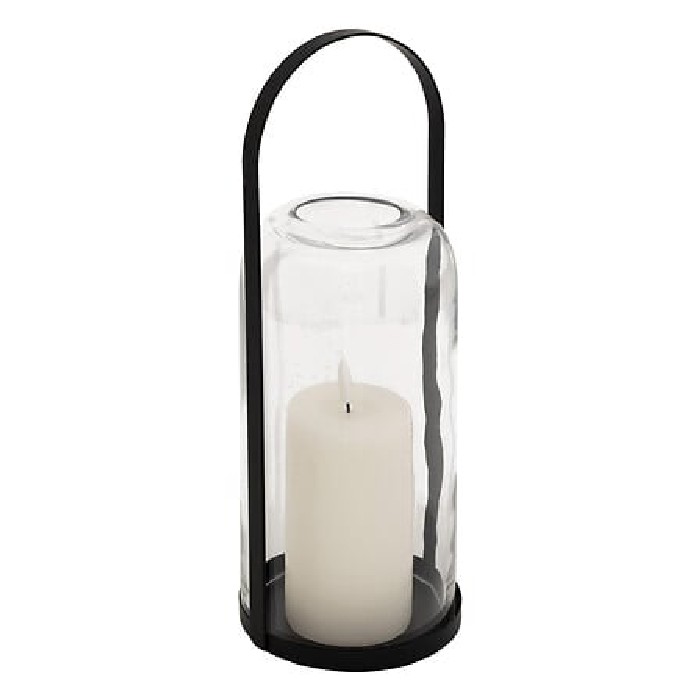home-decor/candle-holders-lanterns/atmosphera-metal-led-lantern-jako-black-h35cm