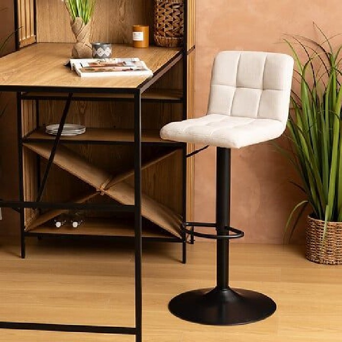 dining/dining-stools/atmosphera-delek-adjustable-high-bar-chair-beige-pu