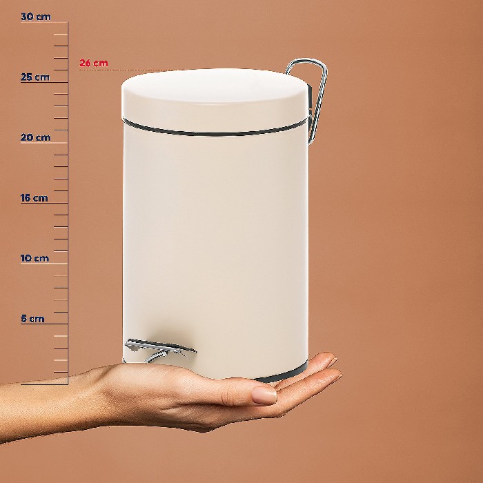 household-goods/bins-liners/kela-pedal-bin-beige-3l