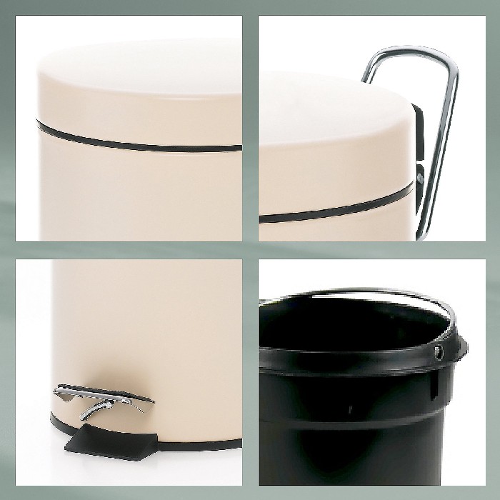 household-goods/bins-liners/kela-pedal-bin-beige-3l