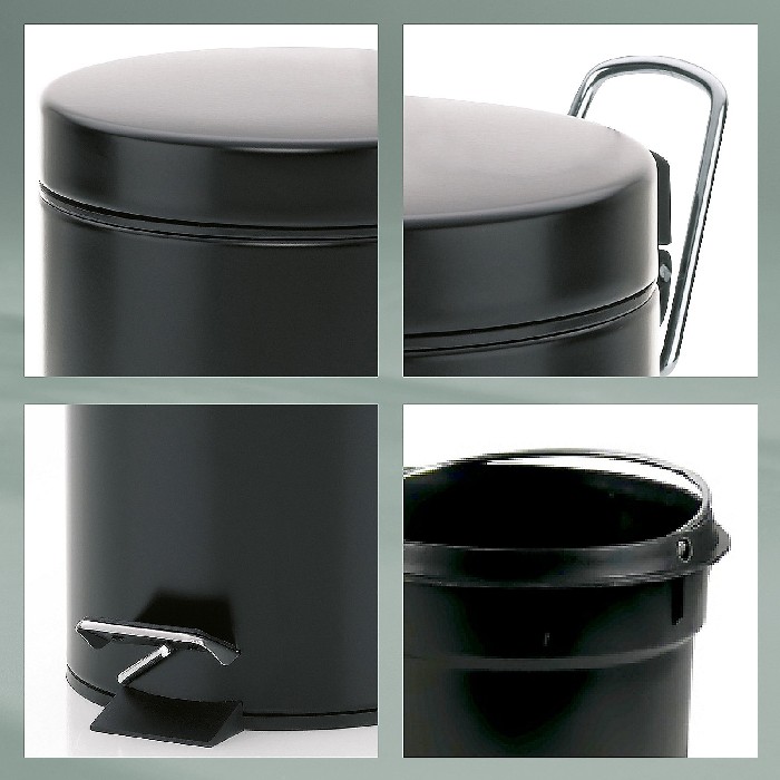 household-goods/bins-liners/kela-pedal-bin-black-20903