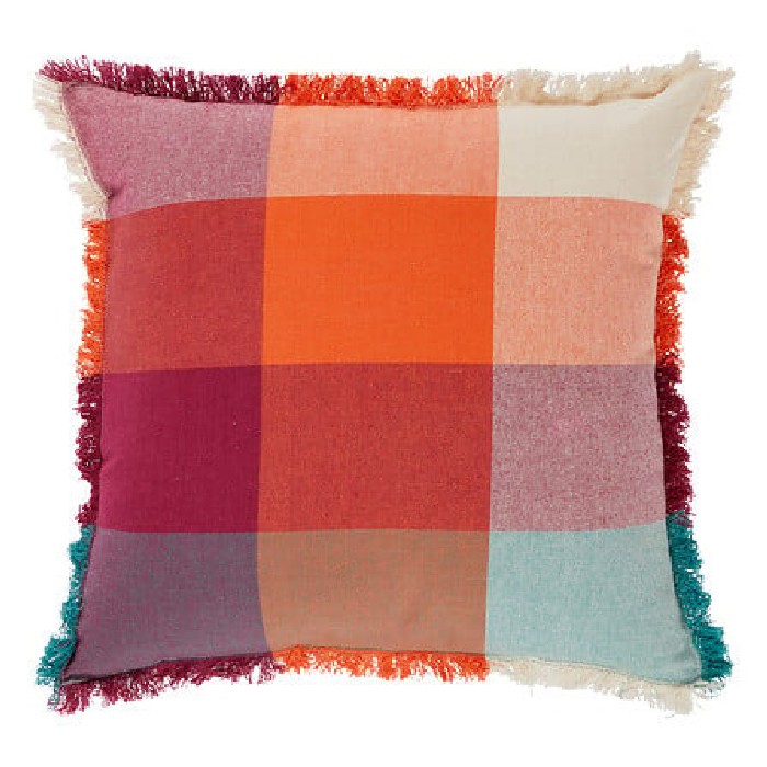 home-textiles/cushions-cushion-covers/atmosphera-cushion-madras-fringe-yuca-45cm-x-45cm