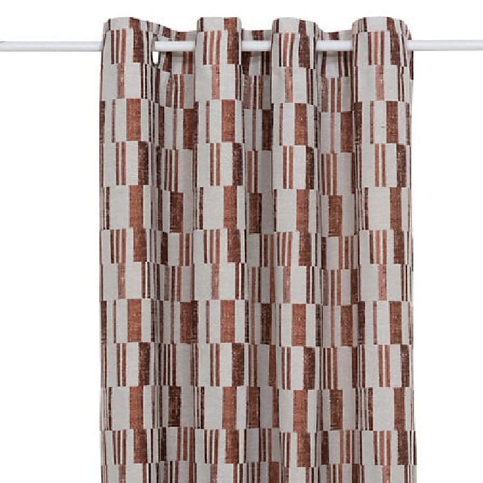 home-textiles/curtains-blinds/atmosphera-curtain-jacquard-leyna-terracotta-140cm-x-260cm