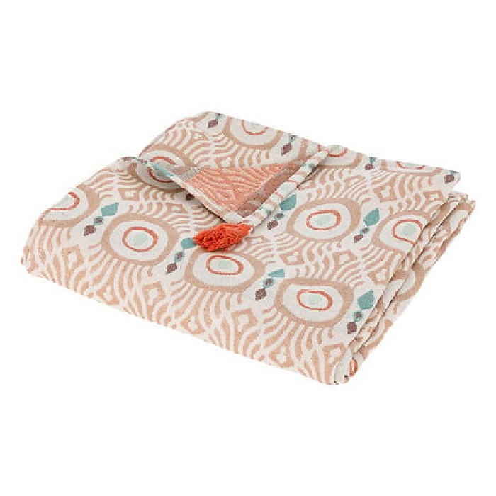 home-textiles/blankets-throws/atmosphera-throw-jacquard-ikat-130cm-x-170cm