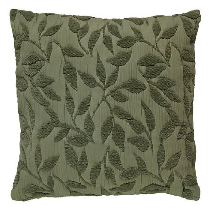 home-textiles/cushions-cushion-covers/atmosphera-gauze-jacquard-cushion-letho-green-50cm-x-50cm