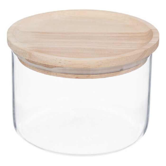 kitchenware/food-storage/5five-jar-glass-with-wood-033l-hermetic