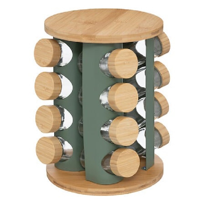 kitchenware/racks-holders-trollies/5five-spice-rack-of-16-iron-and-bamboo-sensia-2-assorted