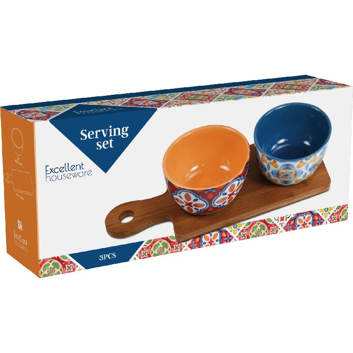 tableware/serveware/bamboo-serving-tray-with-2-stoneware-bowls-set-of-3-2-assorted-designs