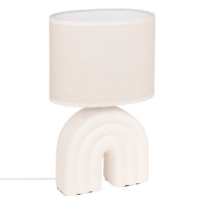 lighting/table-lamps/atmosphera-gabin-white-speckled-lamp-h32cm